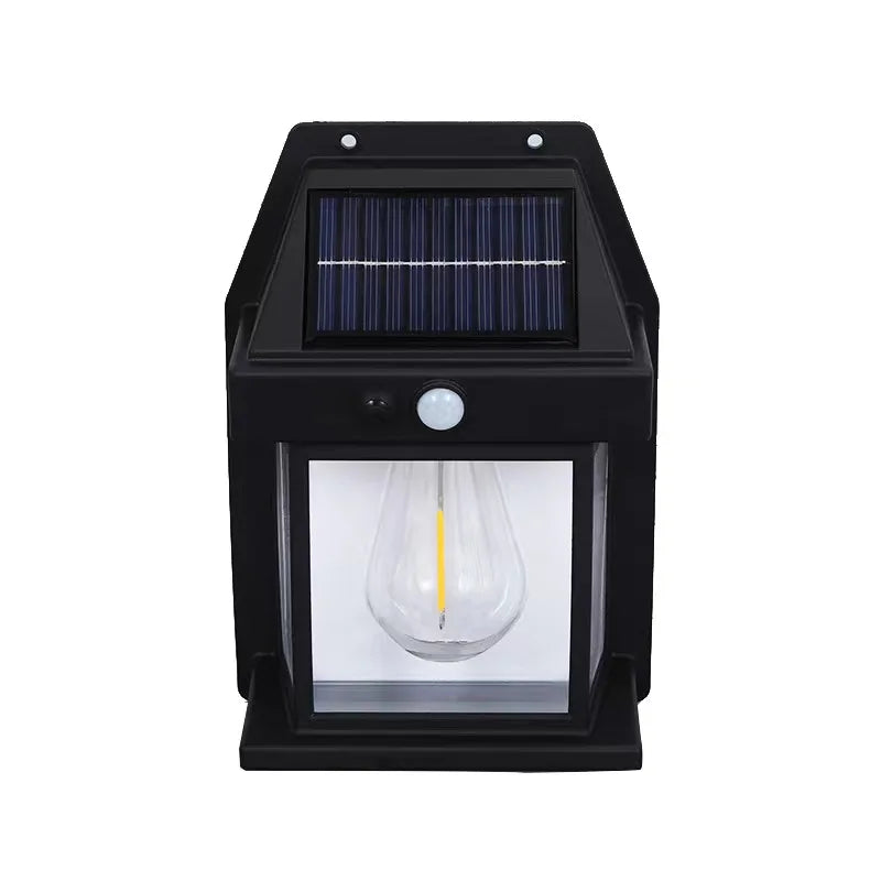 Outdoor Solar Tungsten Wall Light with Motion Sensor